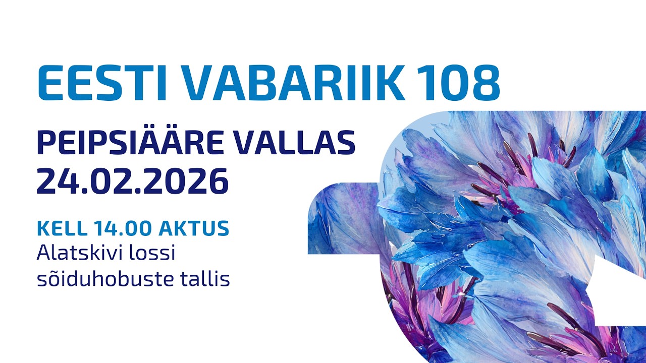 Eesti Vabariigi 108. aastapäeva tähistamine Peipsiääre vallas 24.02.2026.