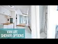 van life shower options | VAN LIVING TIPS