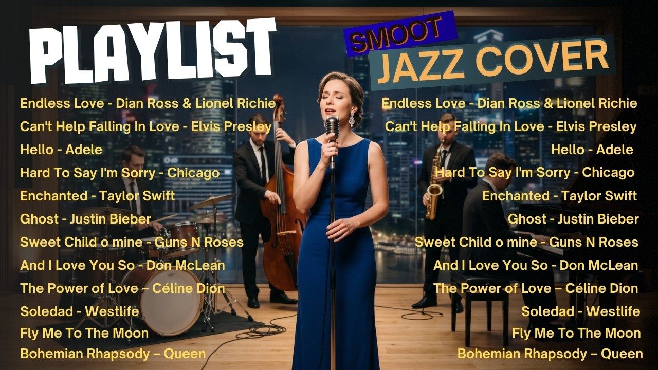 Smooth Jazz Chill Playlist 🎶 | Romantic Covers for Late Night, Elvis Presley, Adele, Lionel Richie