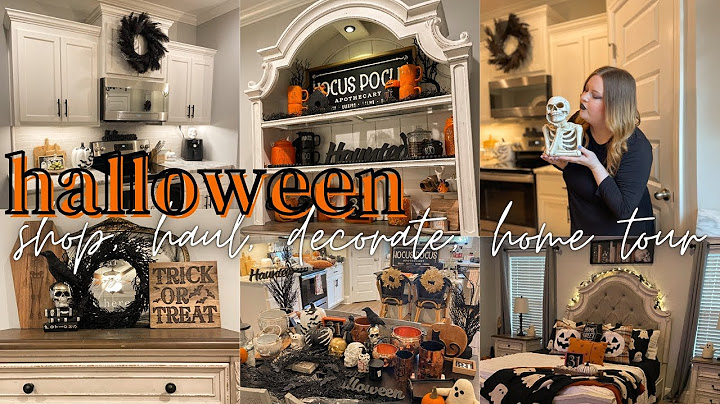 🎃HALLOWEEN DECORATE WITH ME MARATHON | HALLOWEEN SHOP, HAUL, DECORATE, HOME TOUR | HALLOWEEN DECOR