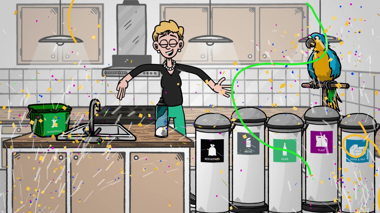 Ram plet, når du sorterer derhjemme!