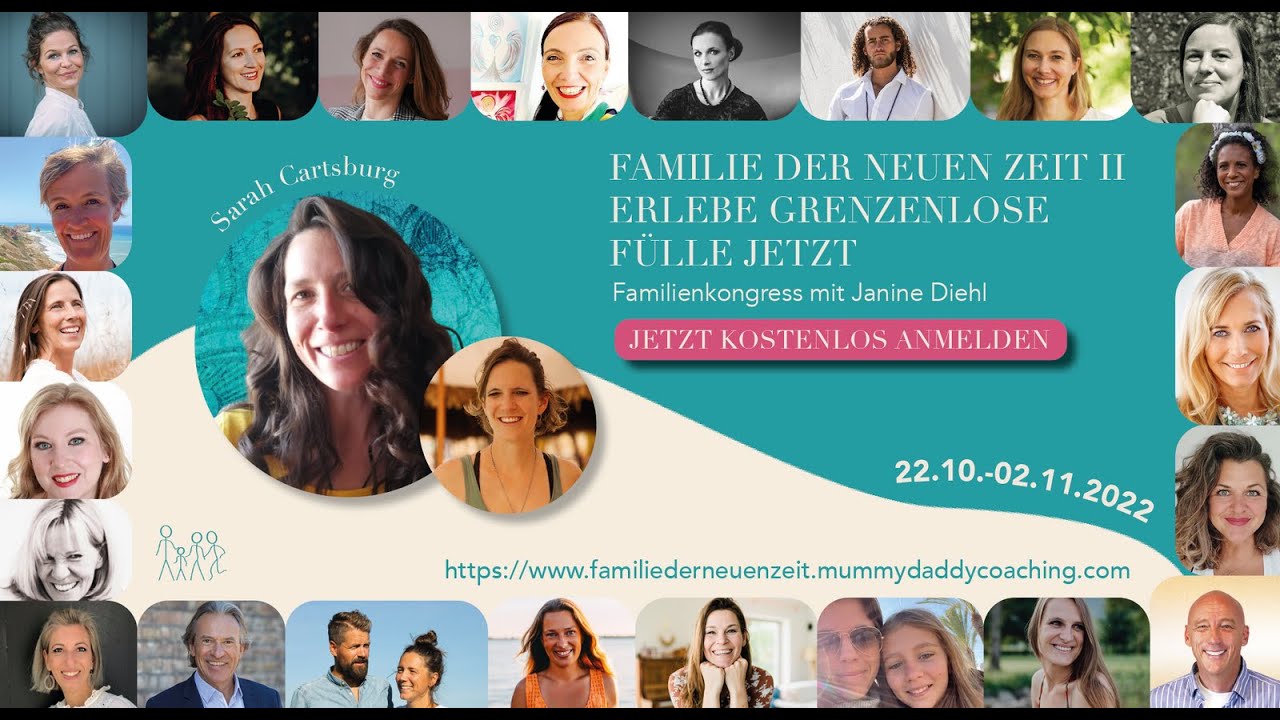 Einladung zum Kongress "Familie der neuen Zeit II – Erlebe grenzenlose Fülle jetzt"