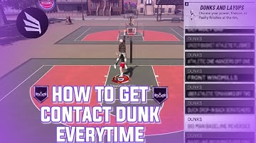 HOW TO GET CONTACT DUNKS EVERYTIME IN NBA2K20! BEST DUNK ANIMATIONS TO GET CONTACT DUNKS IN NBA2K20!