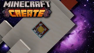 Going To SPACE With The CREATE Mod! | CREATE SPACE MOD