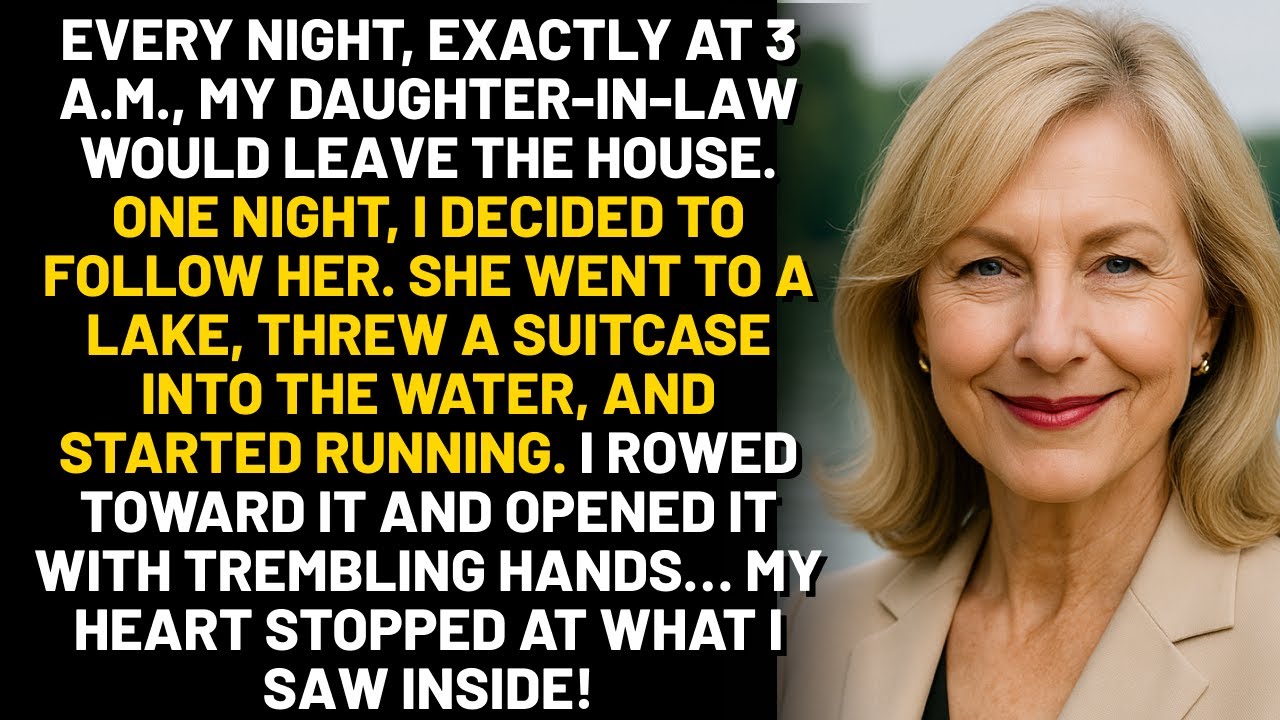 Мой подруга бросила чемодан в озеро и побежала — то, что я обнаружила внутри, заставило мое сердц...