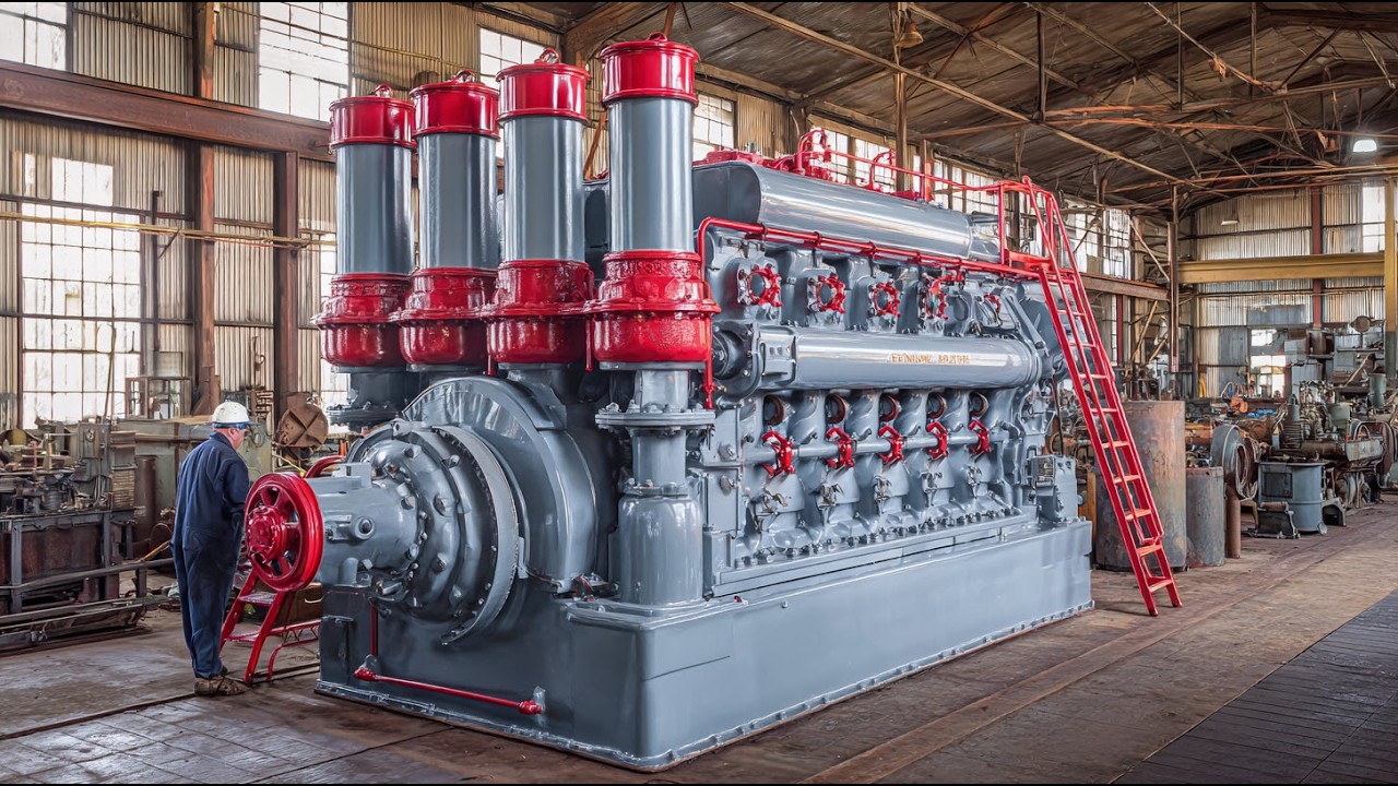 Как старейший дизельный двигатель до сих пор работает спустя 120 лет. Документальный фильм о стар...