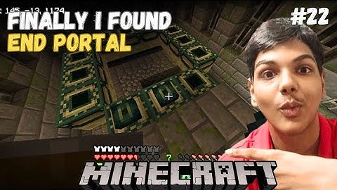 finally I found the end portal | Minecraft survival series | part - 22 | gambler boy