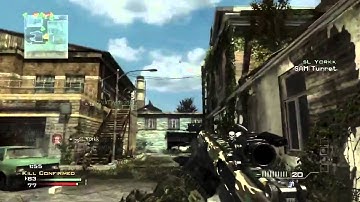 MW3 - Throwing Knife Across Map! AMAZING!