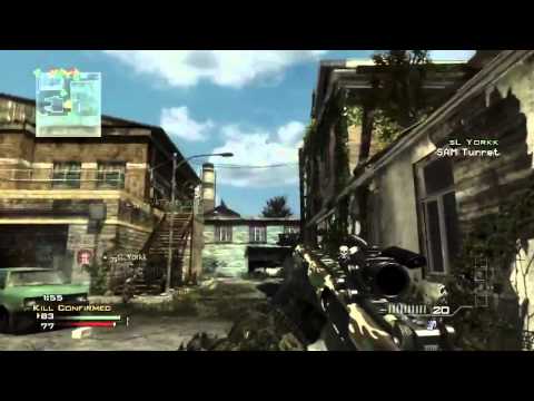 MW3 - Throwing Knife Across Map! AMAZING!