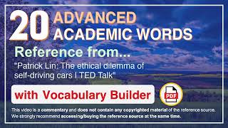 20 Advanced Academic Words Ref from \\
