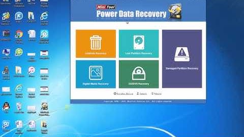 Digital Media Recovery of MiniTool Power Data Recovery