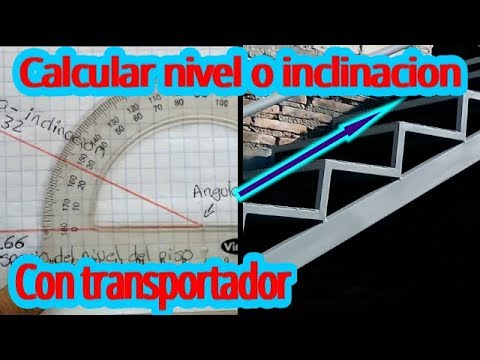 Uva Cervecería vía Como usar un transportador para calcular nivel o inclinacion de una escalera  - YouTube