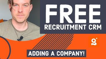 Free Recruitment CRM  - Adding A Company - The Giig Hire Freelance Recruiting Platform.