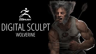 Wolverine Zbrush Sculpt Timelapse