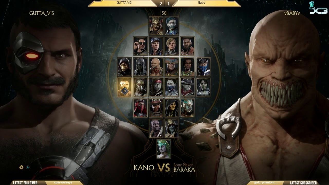 Kombat Mondays Gutta Vis (Jade) vs Baby (Shao Kahn/Baraka) FT5