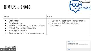 Educating About LMS's" A look at Google Classroom, EdModo & Schoology