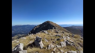 Gkiona on the way to the top "Pyramid" (2510m) - Greece