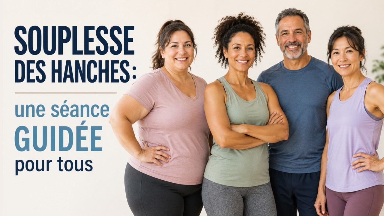 Souplesse des hanches : une séance guidée pour tous