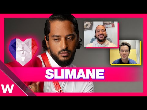?? Slimane ?Mon Amour? INTERVIEW | Eurovision 2024 France