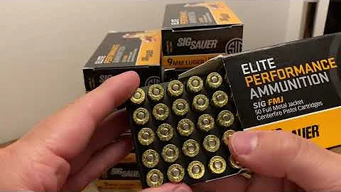 Sig Sauer 9mm Ammo Score
