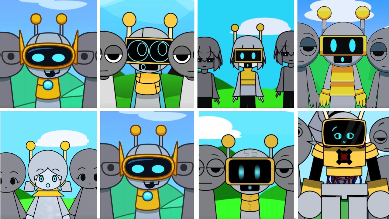 Incredibox - Sprunki but ONLY FUN BOT in ALL Different Mods - YouTube