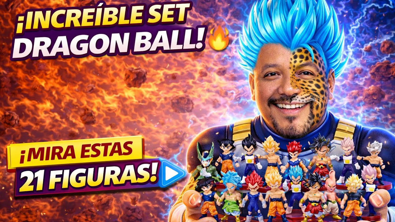 Me transformé en Vegeta Blue y conseguí este MEGA SET de Dragon Ball 😱🔥