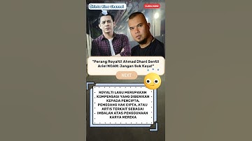 "Perang Royalti! Ahmad Dhani Sentil Ariel NOAH: Jangan Sok Kaya!" #shortsvideo #trending #shorts