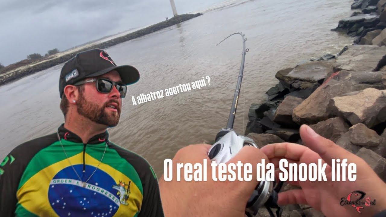 Botando a Snook Life na prova de fogo. Será que ela é forte? #pescaria ...