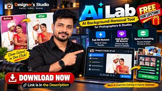 Designer’s Studio AI Lab | FREE AI Background Removal Tool for Photographers & Studios screenshot 2
