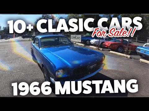 10+ CLASSIC CARS FOR SALE!! 1966 FORD Mustang For Sale! $17,500! Bob Evans Classics