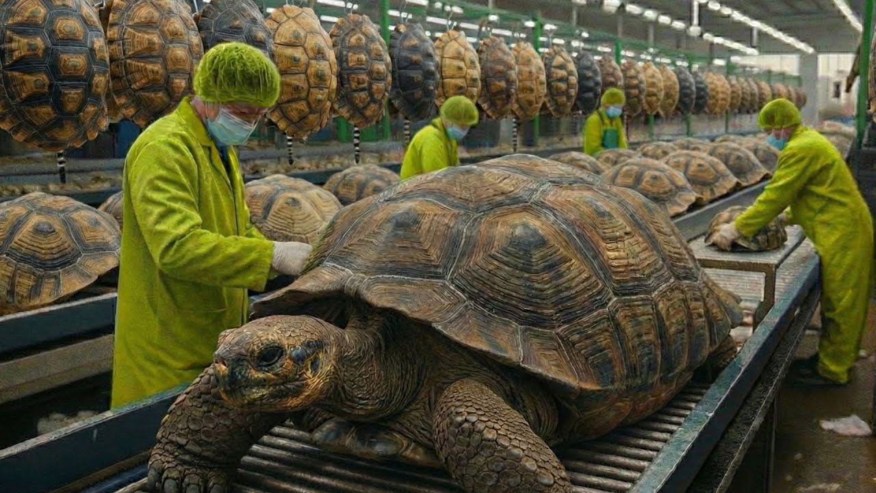 Inside the Turtle Shell Factory — From Turtle Shells to Luxury Items (Full Process)