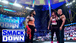 WWE - Roman Reigns Vs The Rock & Jimmy Uso, Smackdown Full Match