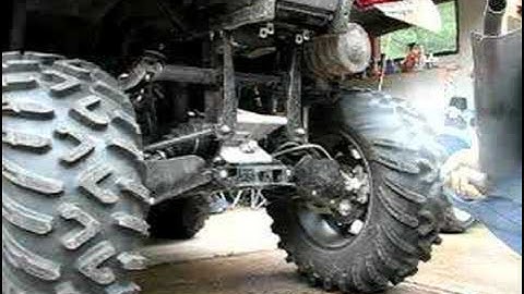 Polaris 800 single exhaust with Benz Silencer