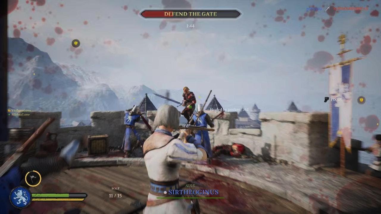 Chivalry 2 protecting the banner