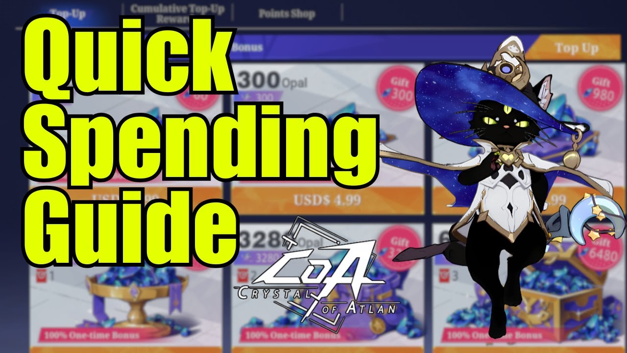 A Quick Spending Guide For Everyone! Crystal of Atlan
