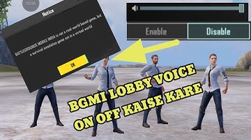 How To Disable Bgmi Spawn Island Broadcast Voice l Bgmi And Pubg mobile Tips and Trick