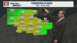 Rain returns overnight into Friday with record-breaking warmth possible | WTOL 11 Weather - 1/8