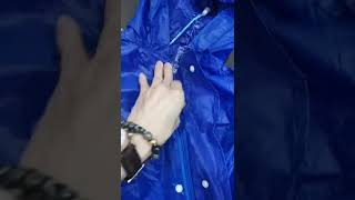Raincoat Waterproof Fashion PVC Rain Coats Rainwear Outdoor (One-piece Style)
