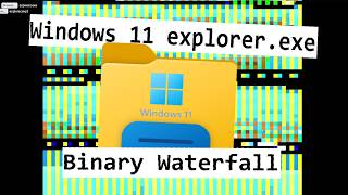 Windows 11 explorer.exe Binary Waterfall