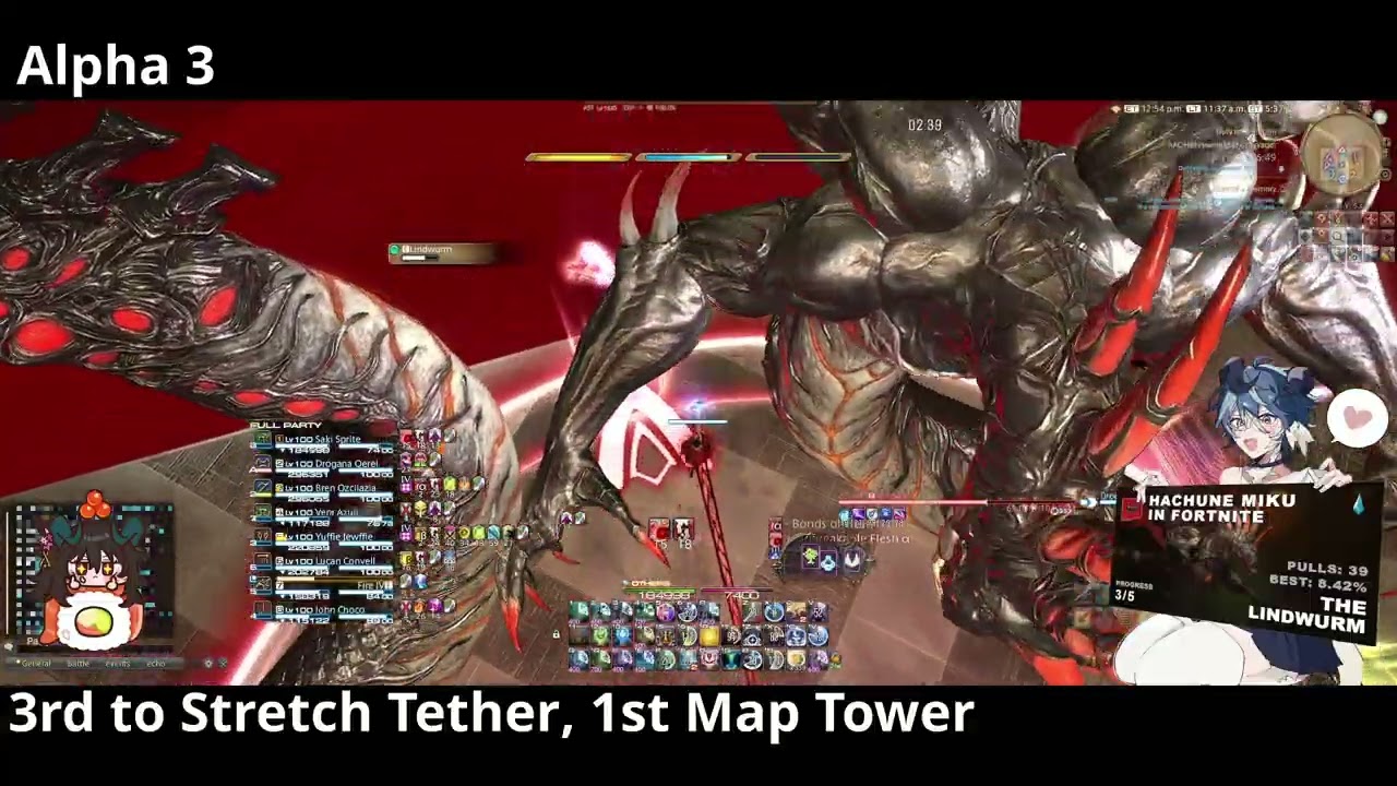 All roles for Grotesquerie: Act 2 | M12s Phase 1 | Normal Strat