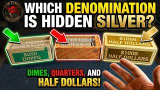 Silver Found Searching Dimes, Quarters, and Half Dollars!  Mixed Coin Hunt
