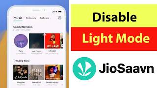 How to Disable Light Mode in JioSaavn App?