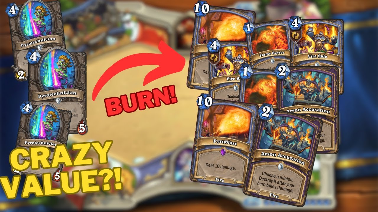 Crazy MIRACLE MAGE Arena?! (So Much Burn!!) Hearthstone Arena