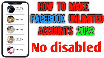 How to Create unlimited Facebook Accounts 2022 || New Trick No Disable | Make unlimited fake account
