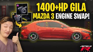 MEMBUAT MAZDA 3 TERCEPAT DI DUNIA ! SAMPAI 1400HP - APEX Racer Indonesia screenshot 4
