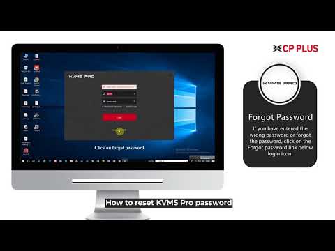 How to reset KVMS Pro password