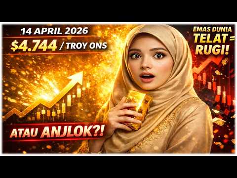 Tgl 14 April 2026: Harga Logam Mulia Emas Dunia Hari Ini | Gold Price per troy ons in US Dollar