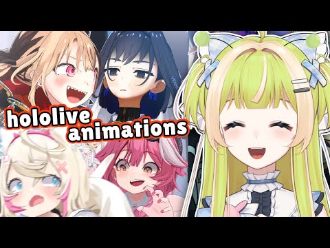 VTuber reacts to Funny Hololive Animations!