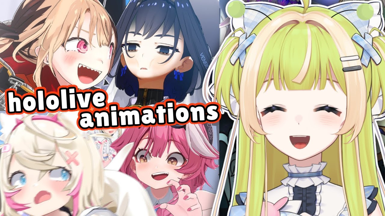 VTuber reacts to Funny Hololive Animations!