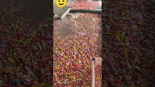 Red PP Virgin Chips Washing #siliguri #plastic #shorts